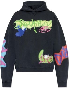 DSquared² Bedrukte Sweatshirt - Blauw