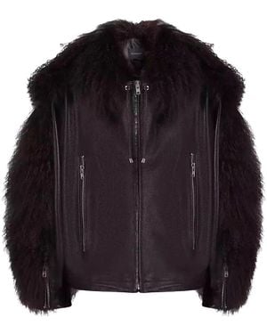 Manokhi Leather Jackets - Black