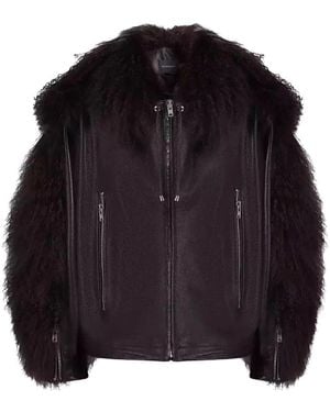 Manokhi Leather Jackets - Black