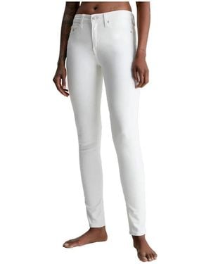 Calvin Klein Slim-Fit Trousers - Grey