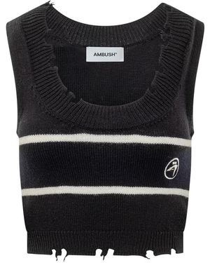 Ambush Round-Neck Knitwear - Negro