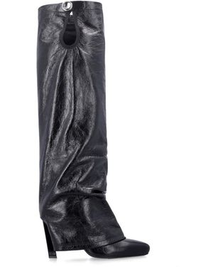 The Attico Heeled Boots - Black
