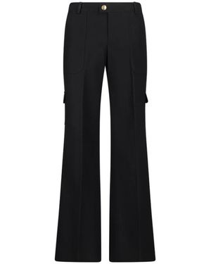 Celine Wide Trousers - Negro