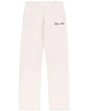 Sporty & Rich Straight Trousers - Rose