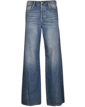 Lanvin Wide Jeans - Blu