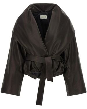 Magda Butrym Leather Jackets - Black