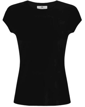 Elisabetta Franchi T-Shirts - Black