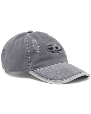 DIESEL Accessoires ,Grijs ,Katoen C-Ball-Utlt Cap