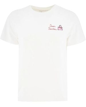 Mc2 Saint Barth T-Shirt Mit Rundhalsausschnitt - Weiß