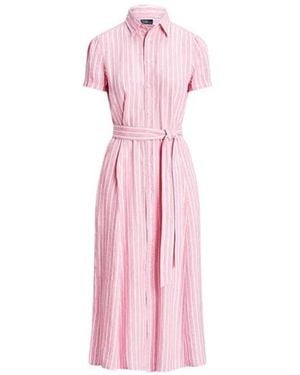 Polo Ralph Lauren Shirt Dresses - Pink
