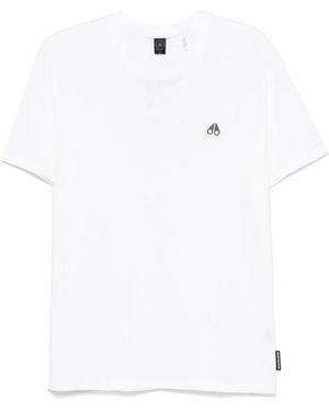 Moose Knuckles T-Shirts - Blanc