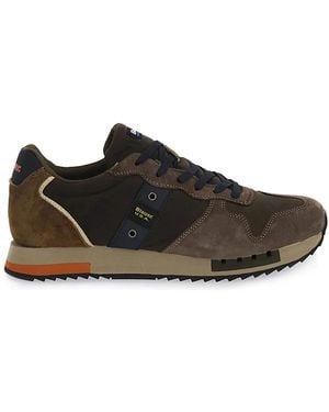 Blauer Sneakers - Schwarz