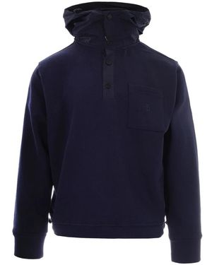 Ballantyne Hoodies & Sweatvesten ,Blauw ,Hodded Sweatshirt