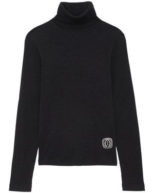 Ines De La Fressange Paris Matthieu schwarzes turtleneck-top
