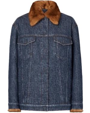 Fendi Denim Jackets - Blue