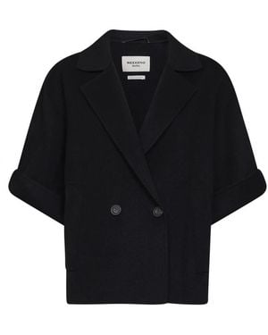 Weekend by Maxmara Double-Breasted Coats - Black