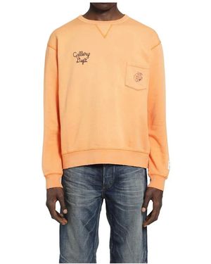 GALLERY DEPT. Hoodies & Sweatvesten ,Oranje ,Katoen Art Expert Sweatshirt