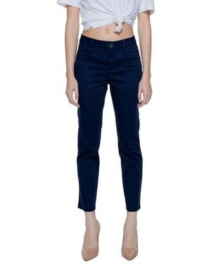 Street One Slim-Fit Trousers - Blu
