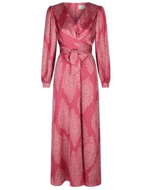 Neo Noir Bretti Paisley Wickelkleid - Pink