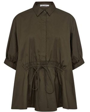 co'couture Cottoncc crisp wing blouse - Grün