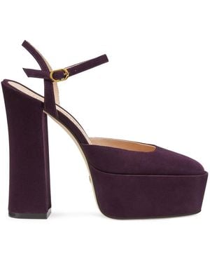 Stuart Weitzman Skyhigh 145 Plattformpumpen - Lila