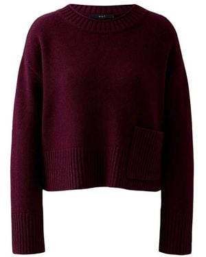 Ouí Round-Neck Knitwear - Rood