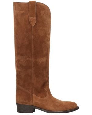 Via Roma 15 Cowboy Boots - Brown