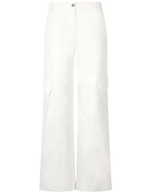 Roberto Cavalli Wide Pants - White