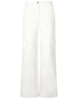 Roberto Cavalli Wide Trousers - White