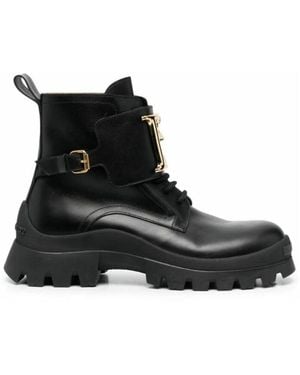 DSquared² Lace-Up Boots - Black