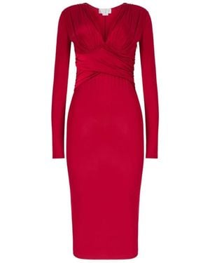Genny Midi Dresses - Rojo