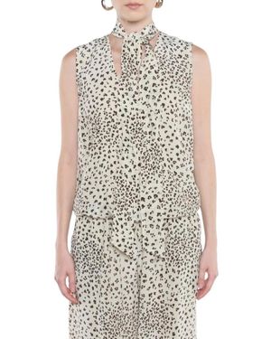 Kaos Sleeveless Tops - White