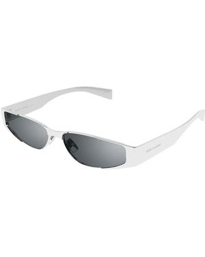 Saint Laurent Silber Verspiegelte Sonnenbrille Sl 739 - Mettallic