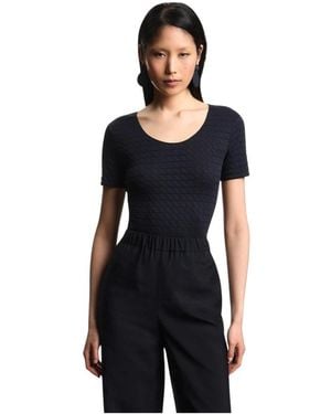 Emporio Armani Round-Neck Knitwear - Black