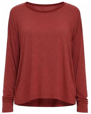 Transit Langarm-T-Shirt - Rot