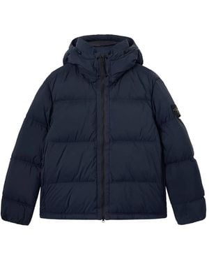 Stone Island Down Jackets - Blue