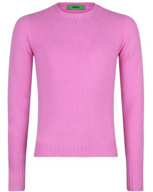 Drumohr Round-Neck Knitwear - Pink