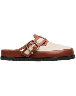 Birkenstock Schoenen ,Bruin ,Leer Boston Bold Canvas