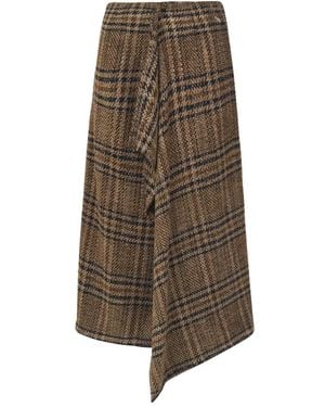 Souvenir Clubbing Midi Skirts - Brown