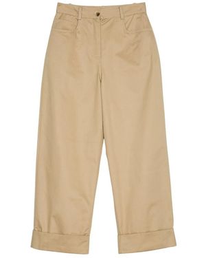 Twinset Wide Trousers - Natural