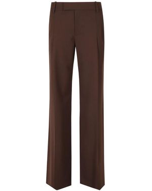 FEDERICA TOSI Wide Trousers - Brown