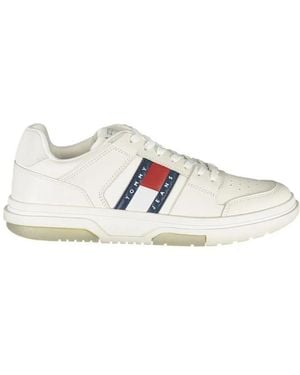 Tommy Hilfiger Weiße Leder Herren Sneaker