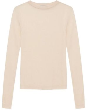 Anine Bing Round-Neck Knitwear - White