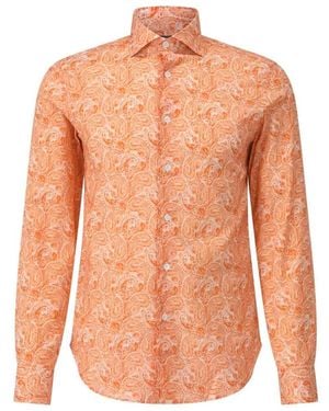 Fedeli Casual Shirts - Orange