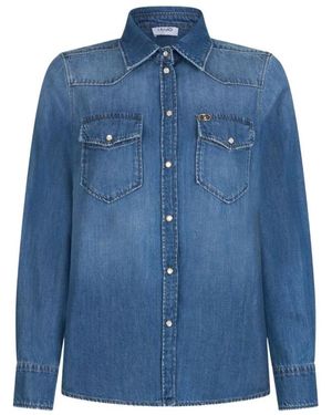 Liu Jo Denim Shirts - Blue