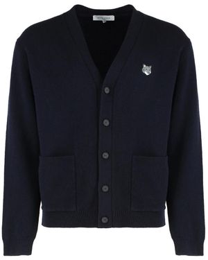 Maison Kitsuné Cardigans - Blue
