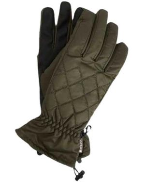 Barbour Accessoires ,Groen ,Leer Waterproof Padded Gloves