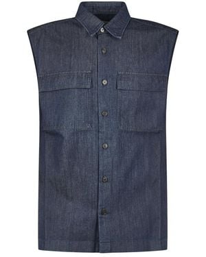 Dries Van Noten Blaues Hemd Für Männer