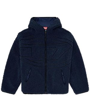 DIESEL Light Jackets - Blue