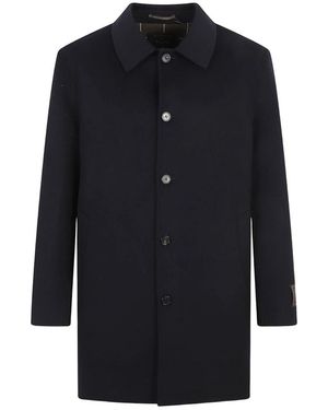 Incotex Single-Breasted Coats - Azul